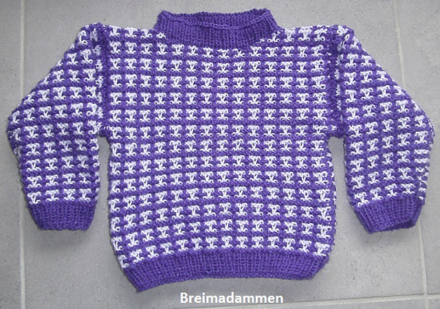 Truitje in Two Color Stitch