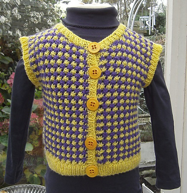 Hesje in Two Color Star Stitch