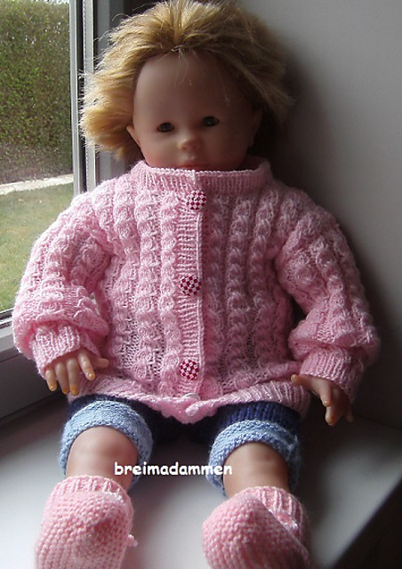 Cross Stitch/Mock Cable Rib vestje
