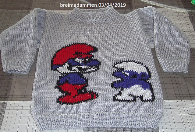 Smurfenpullover