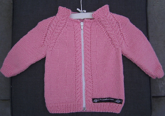 Babyvestje met raglan