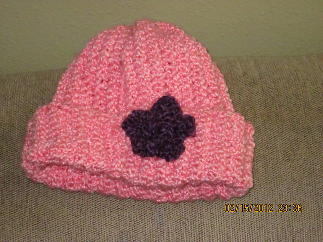 Basic Ribbed Crochet Stocking Hat / Beanie