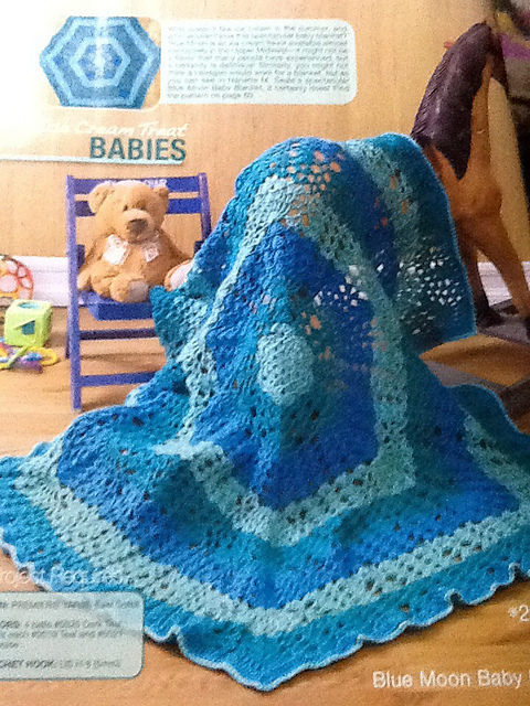 Blue Moon Baby Blanket