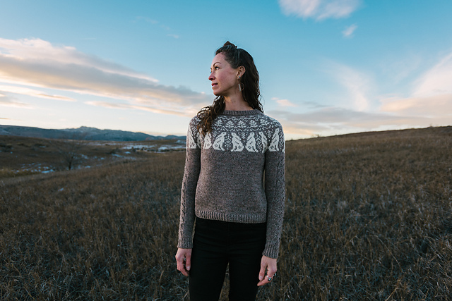 Folk Rabbit Sweater