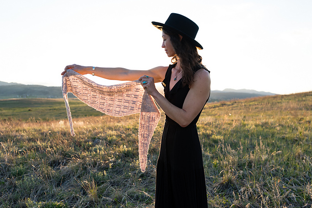Alpine Aster Shawlette
