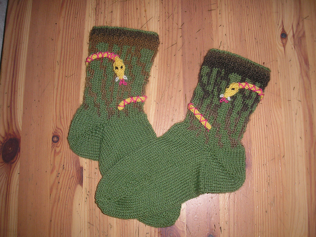 Äquatorialguinea - Kindersocken mit Schlange