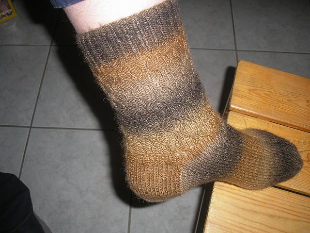 Kenia - Socken mit Gittermuster