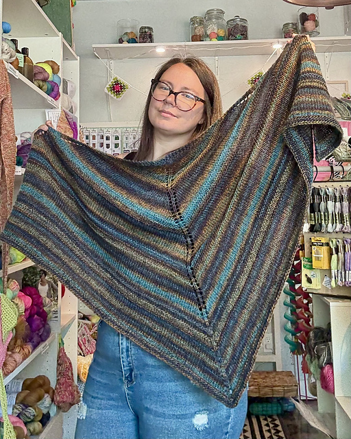 Strait Forward Shawl