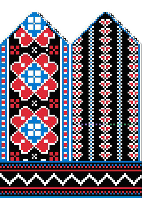 Ukrainian Flower Mittens