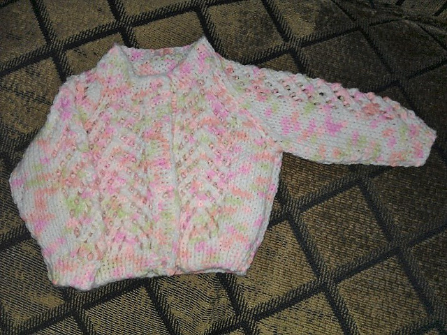 Design 1 Cardigan with Lace