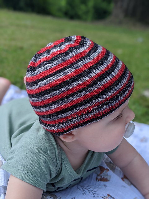 Tummy Time Baby Beanie