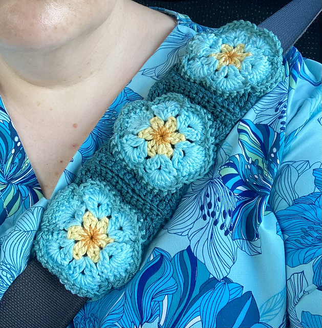 Wildflower Seat Belt Cover