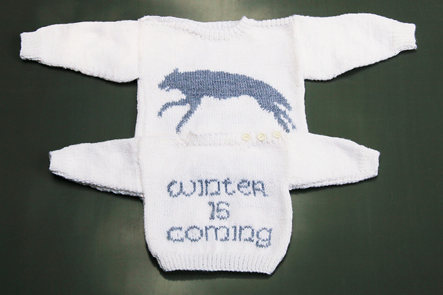 Stark White Sweater, Game of Thrones Inspired