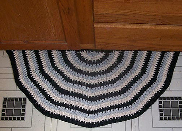 Semi-Circular Kitchen Rug
