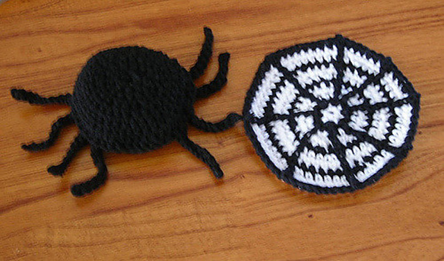 Crocheted Halloween Bath Set