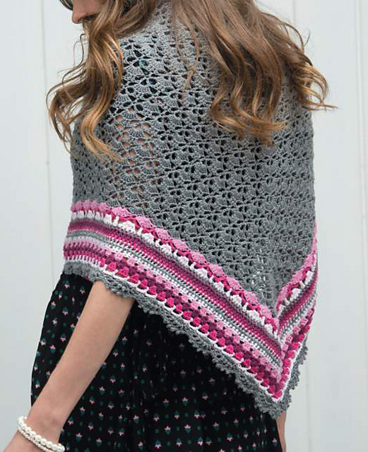 Shining Silver Shawl