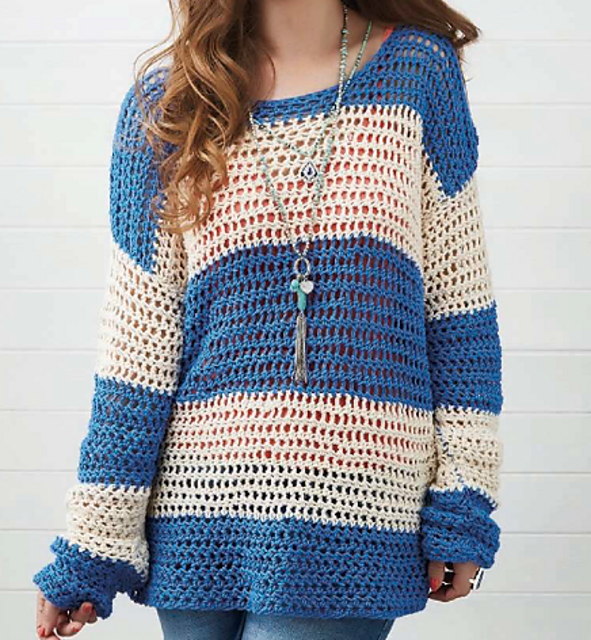 Stripy jumper - Breezy does it