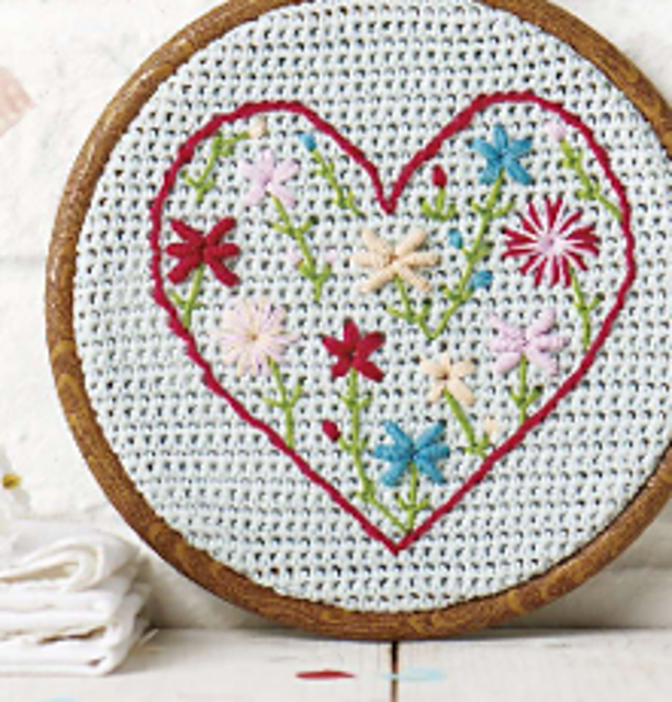 Embroidered hoop