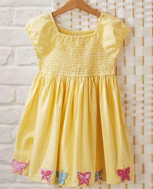 butterfly dress appliqué