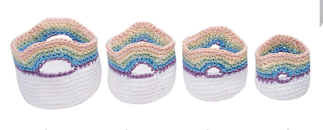 Rainbow Baskets