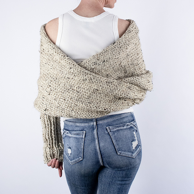 Ravelry: Scarf Sweater : Apricity pattern by Brome Fields