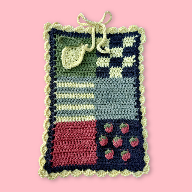 Scrappy Patchwork Book Sleeve