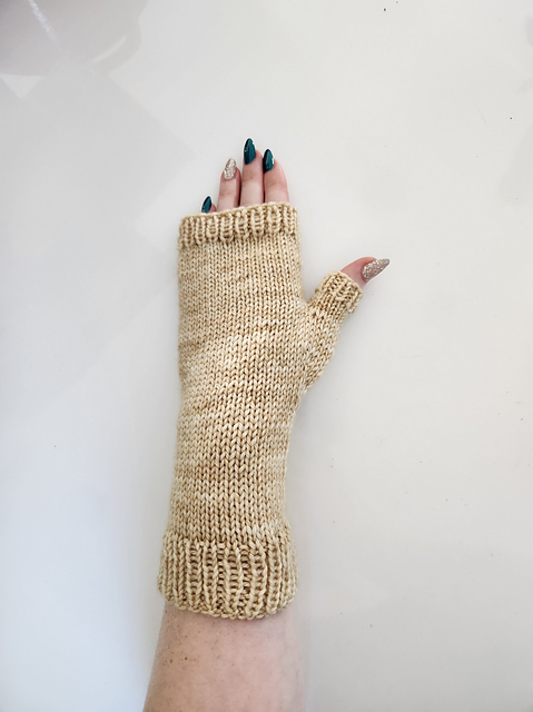 The Stones Fingerless Mitts