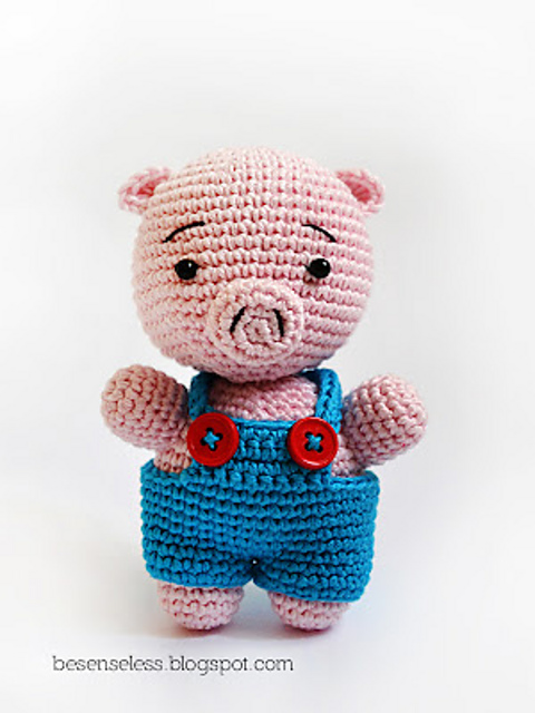 Reco the pig - amigurumi