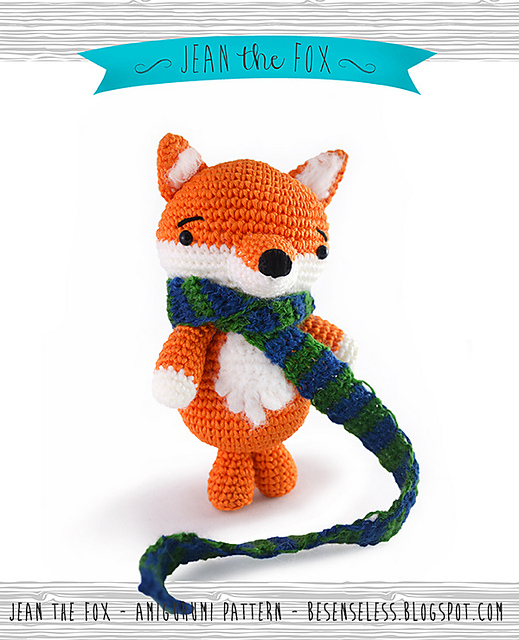 Jean the amigurumi fox