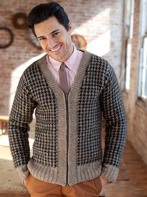 Houndstooth Cardigan