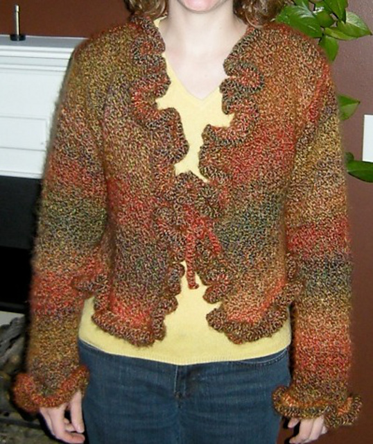 Ruffled Jacket (knit)