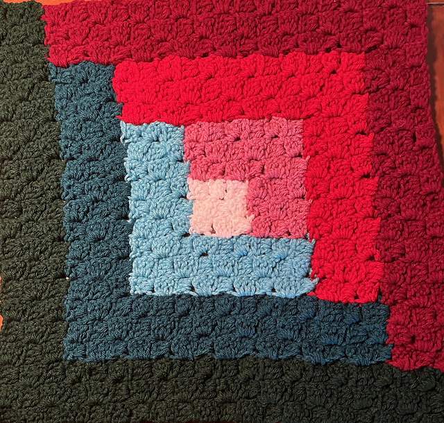 Crochet C2C – Log Cabin Quilt Blocks