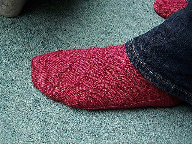 Fair Isle argyle socks