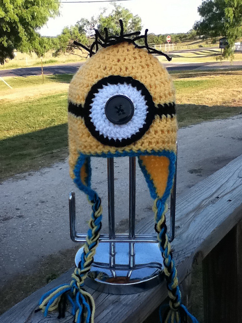 Despicable Me Minion Earflap Beanie-Child