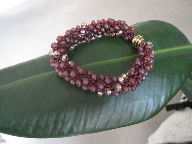 Bead Knitted Bracelet