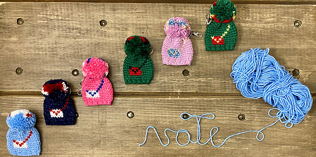 Vote Beanie Keychain
