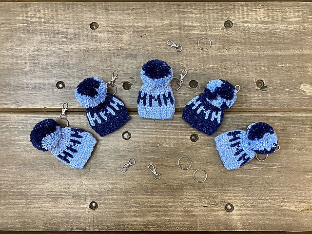 Hat Not Hate Beanie Keychain