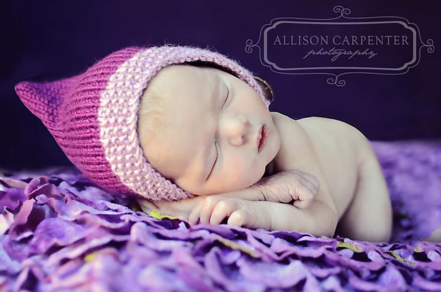 Gnome Chin Strap Baby Hat