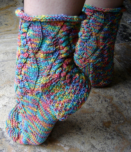 Crooked Cable Socks