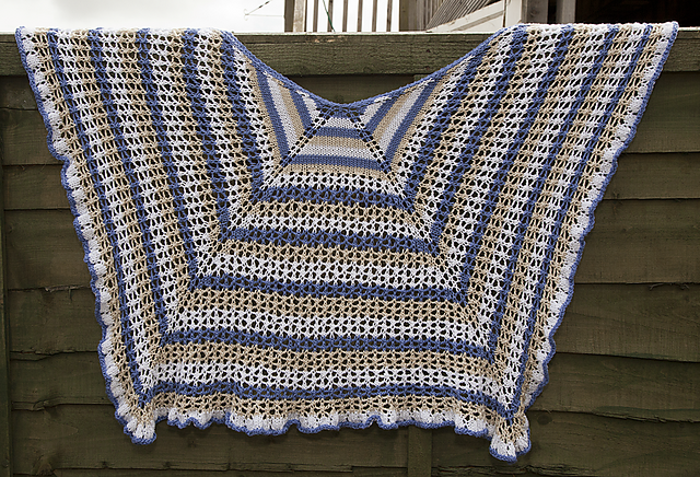 Giselle Triple Panel Shawl