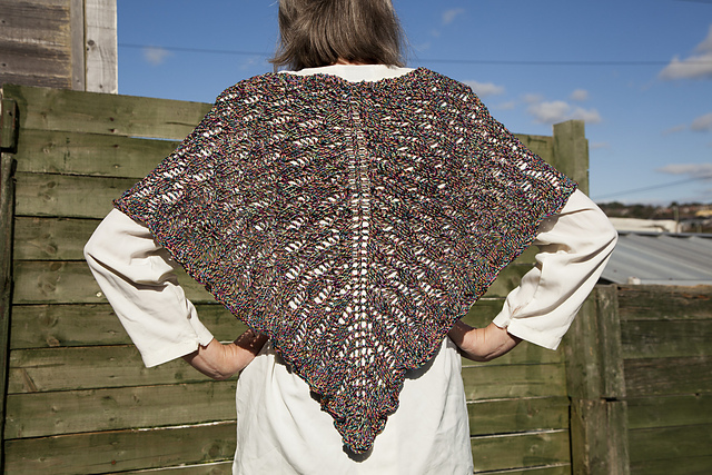 Peacock Lace Shawl