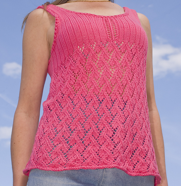 Super 20 Lattice Lace Top