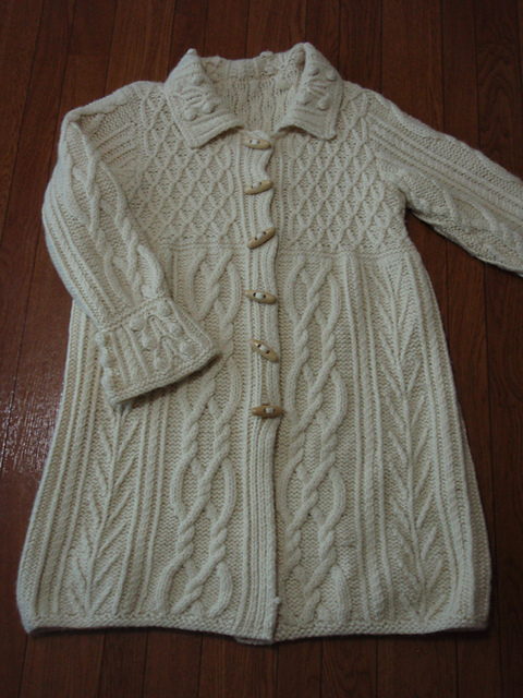 f. Long cardigan jacket