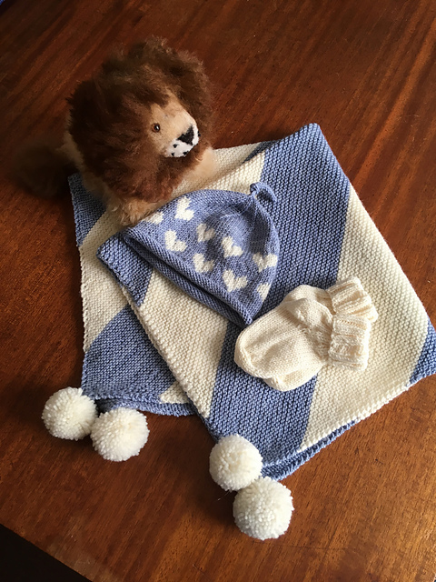 Sweet Heart Baby Blanket Bundle