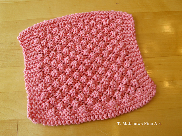 Raspberry Baby Washcloth