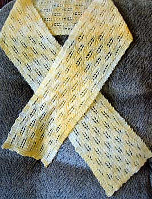 Easy Flame Lace Scarf