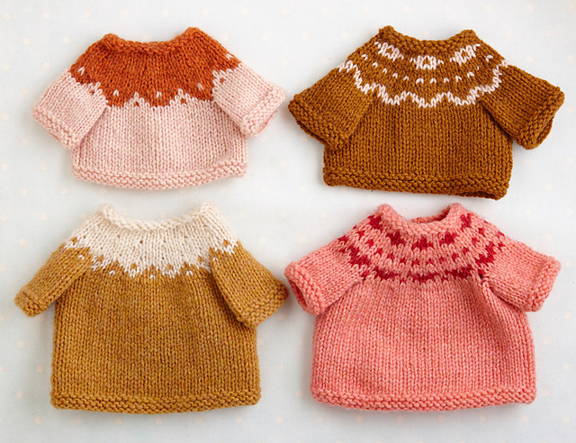 fair isle dress knitting patterns Fair Isle Sweater Dress