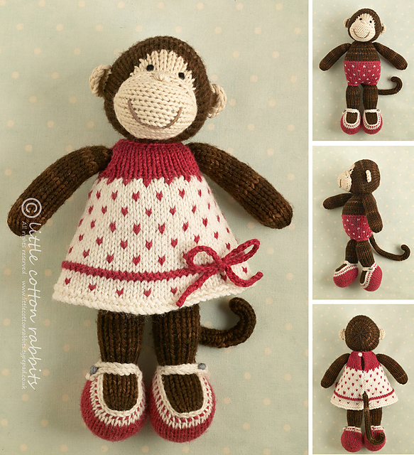 Monkey in a dress