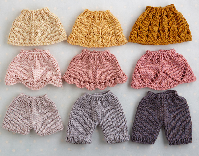 Small skirts and trousers