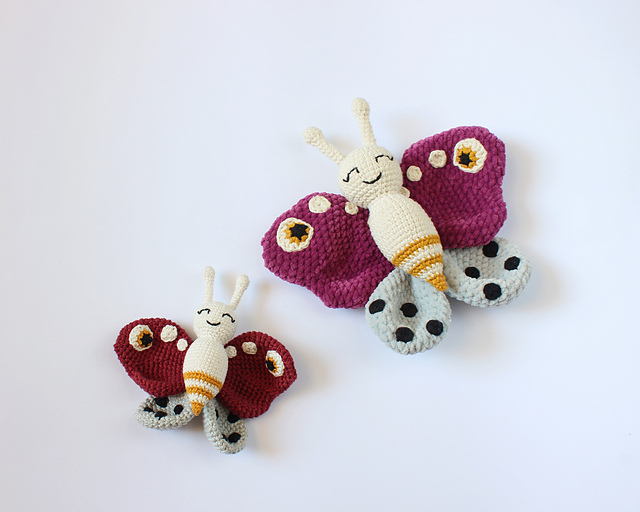 Butterfly crochet lovey